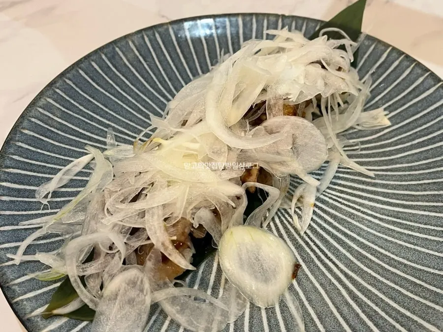 Ankimo sushi included in the special sushi set