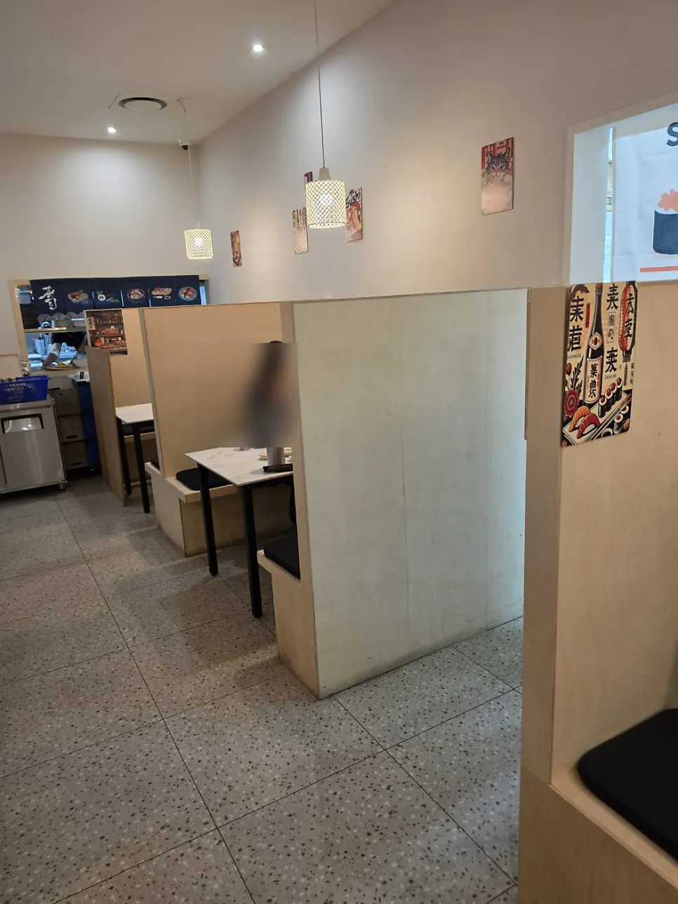 Bar table seating at Choe Uyeong Sushiya Jongno Branch