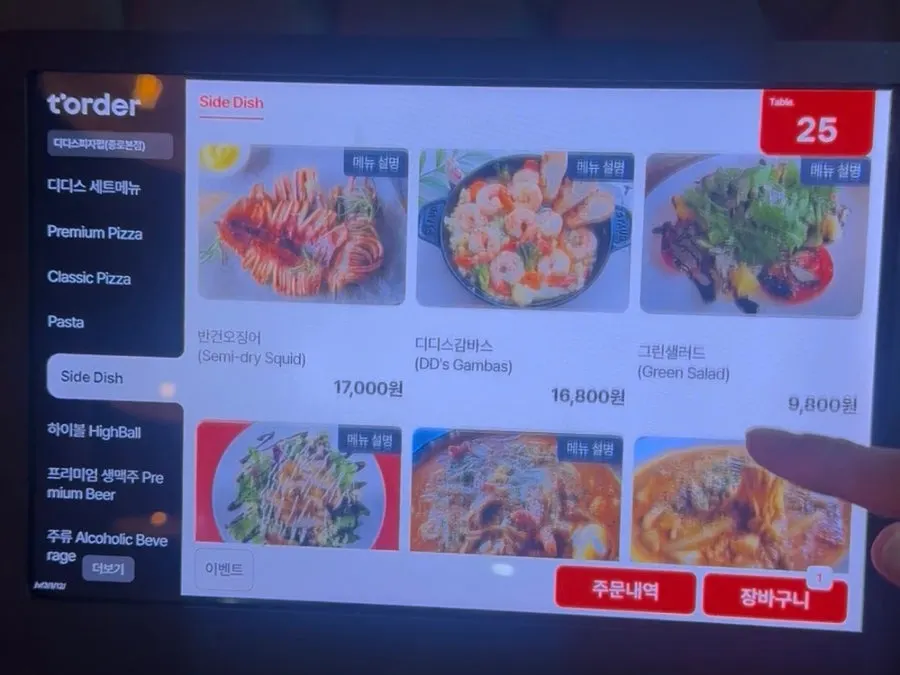 Menu screen showing the rank-named sets