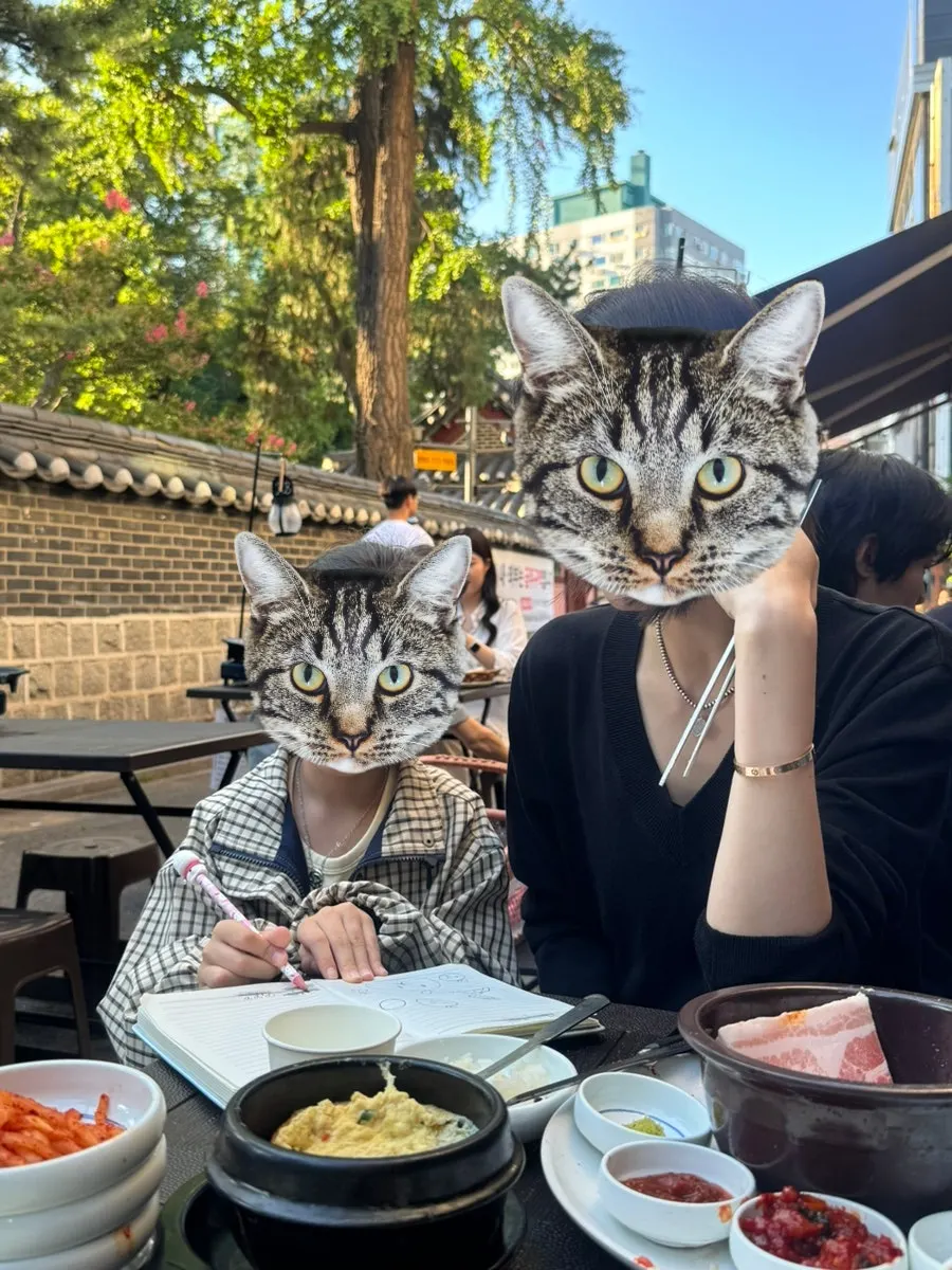 해질녘 종로3가 야장 거리 풍경