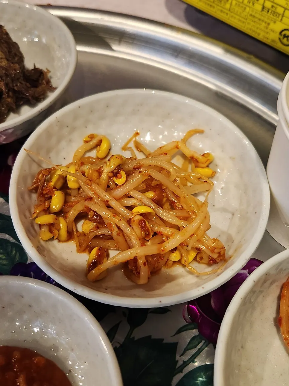 Bean sprouts banchan good for the grill