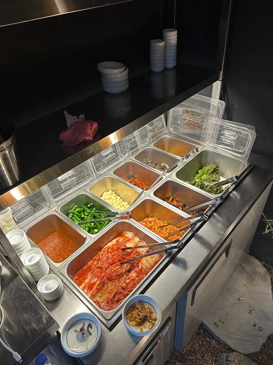 A plate of savory kimchi fried rice