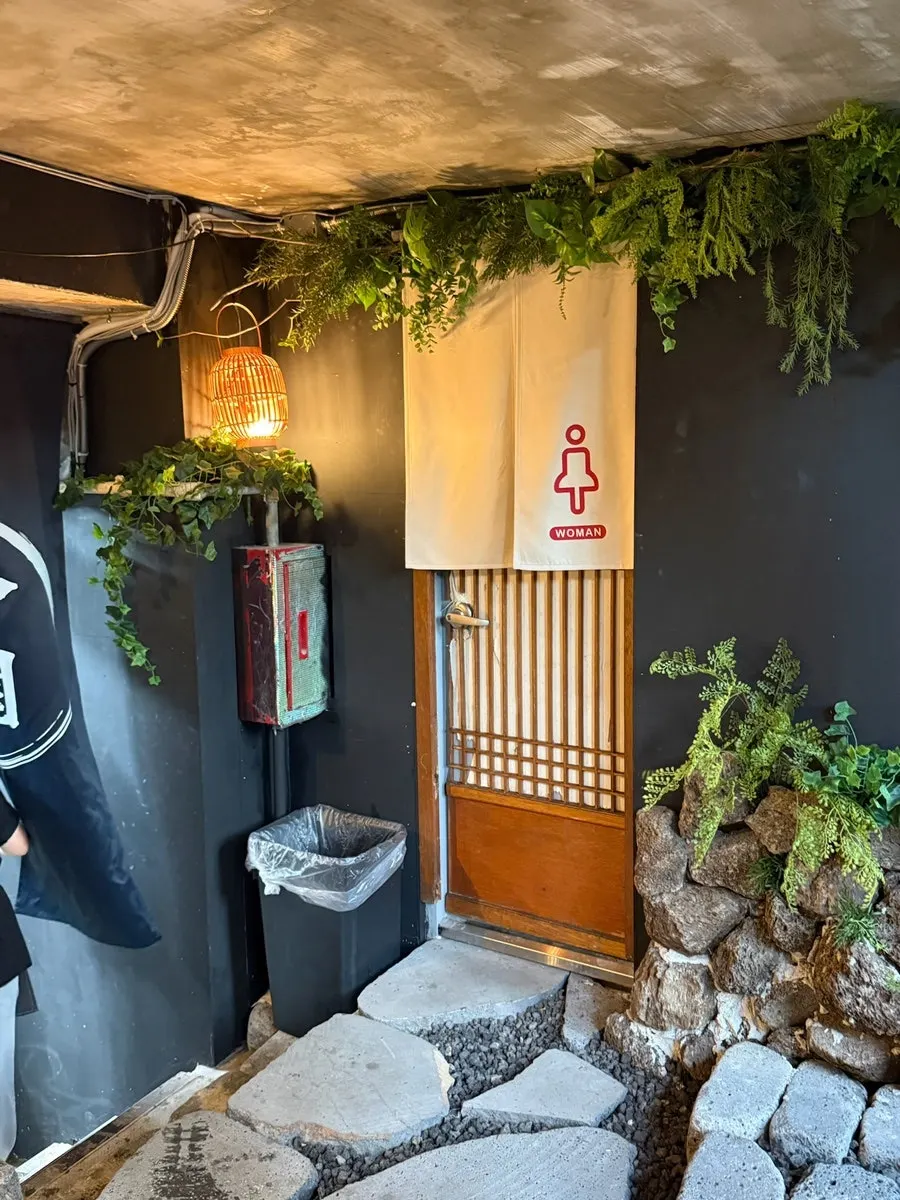 Self-service corner inside the store