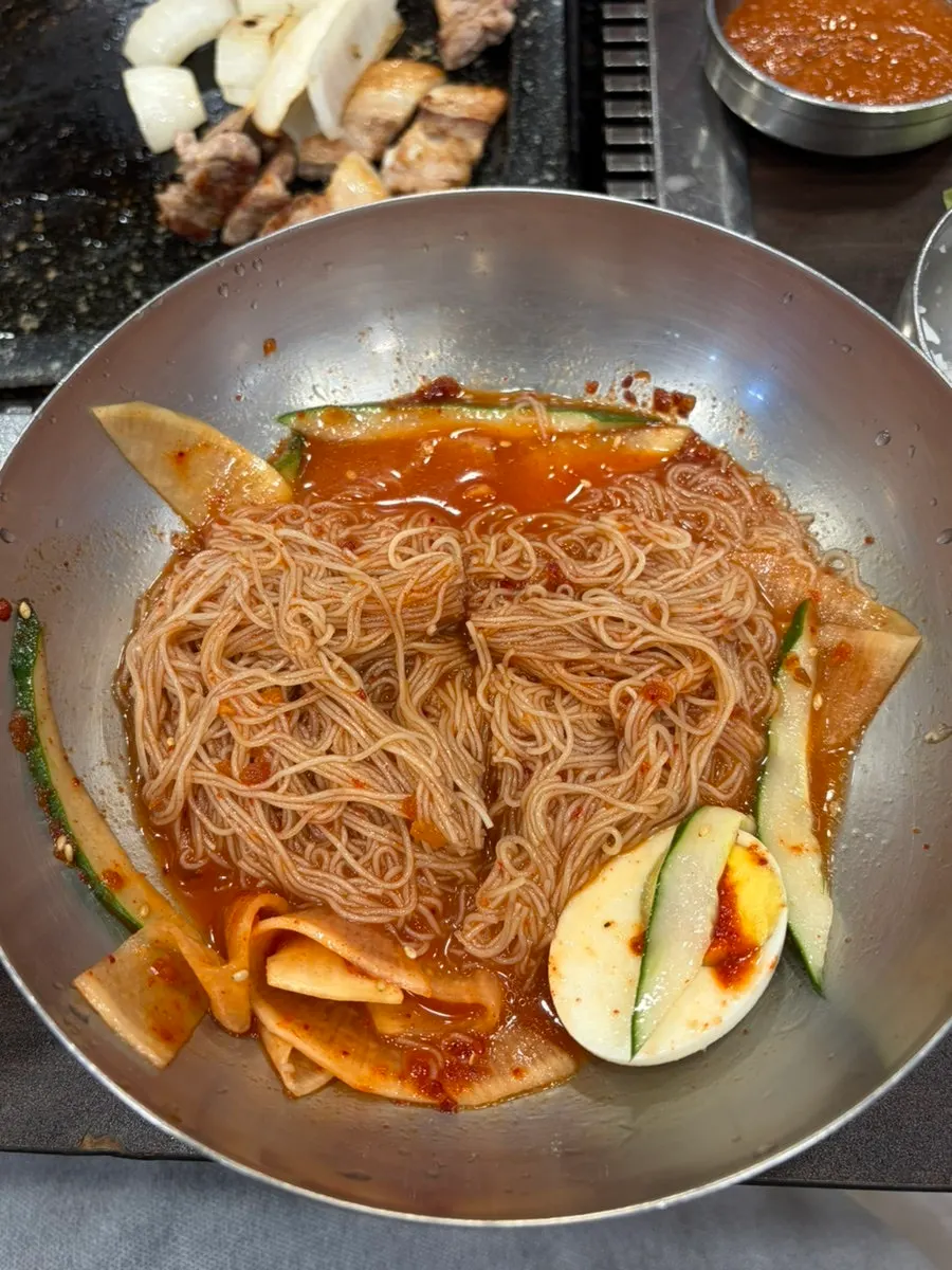 시민식당 본점 식사 마무리 상차림