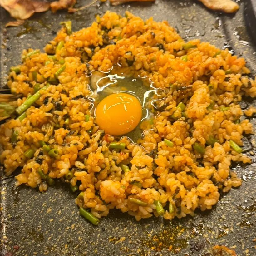 Fried rice to finish the meal