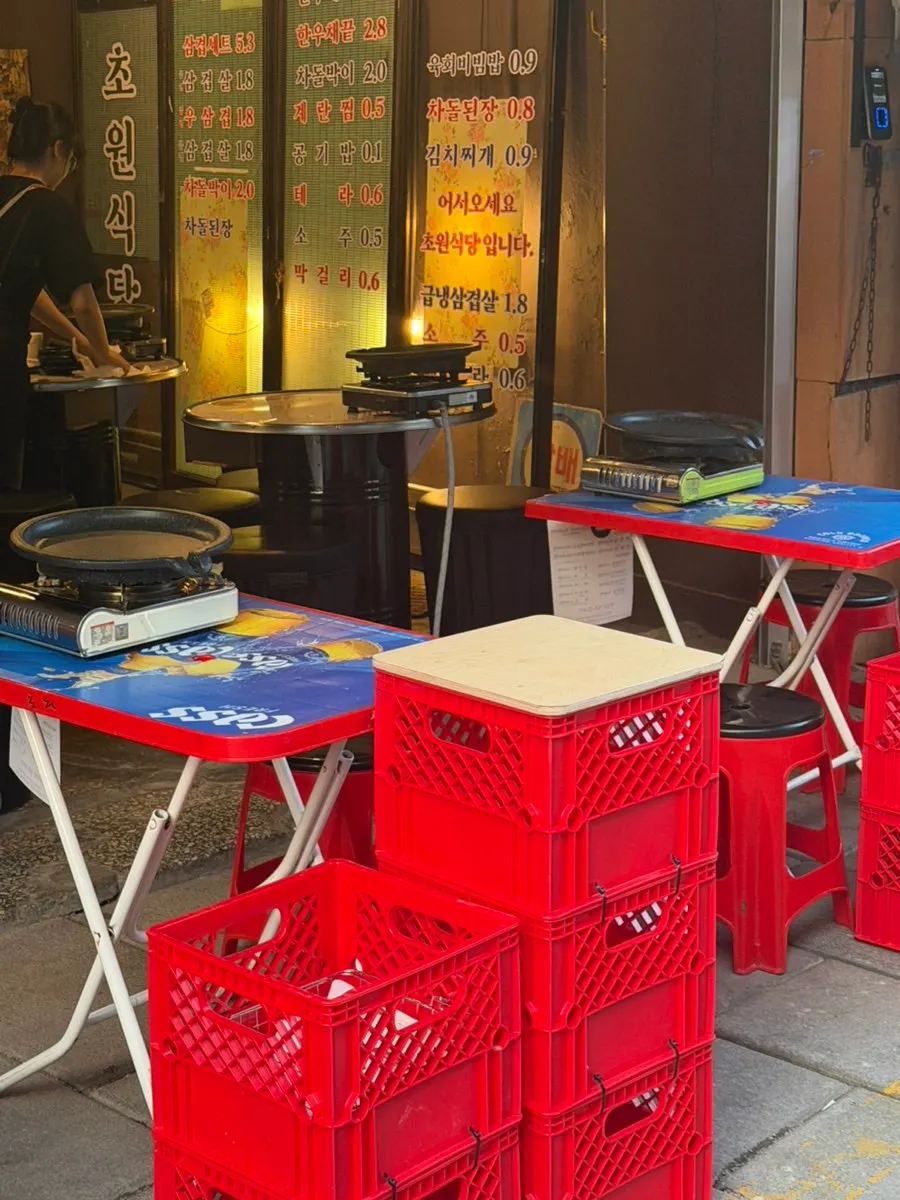 Alleyway leading to Chowon Restaurant near Jongno 3-ga Station