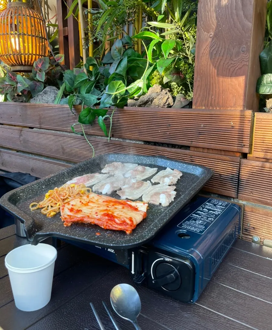 Naengsam dorado y listo para comer