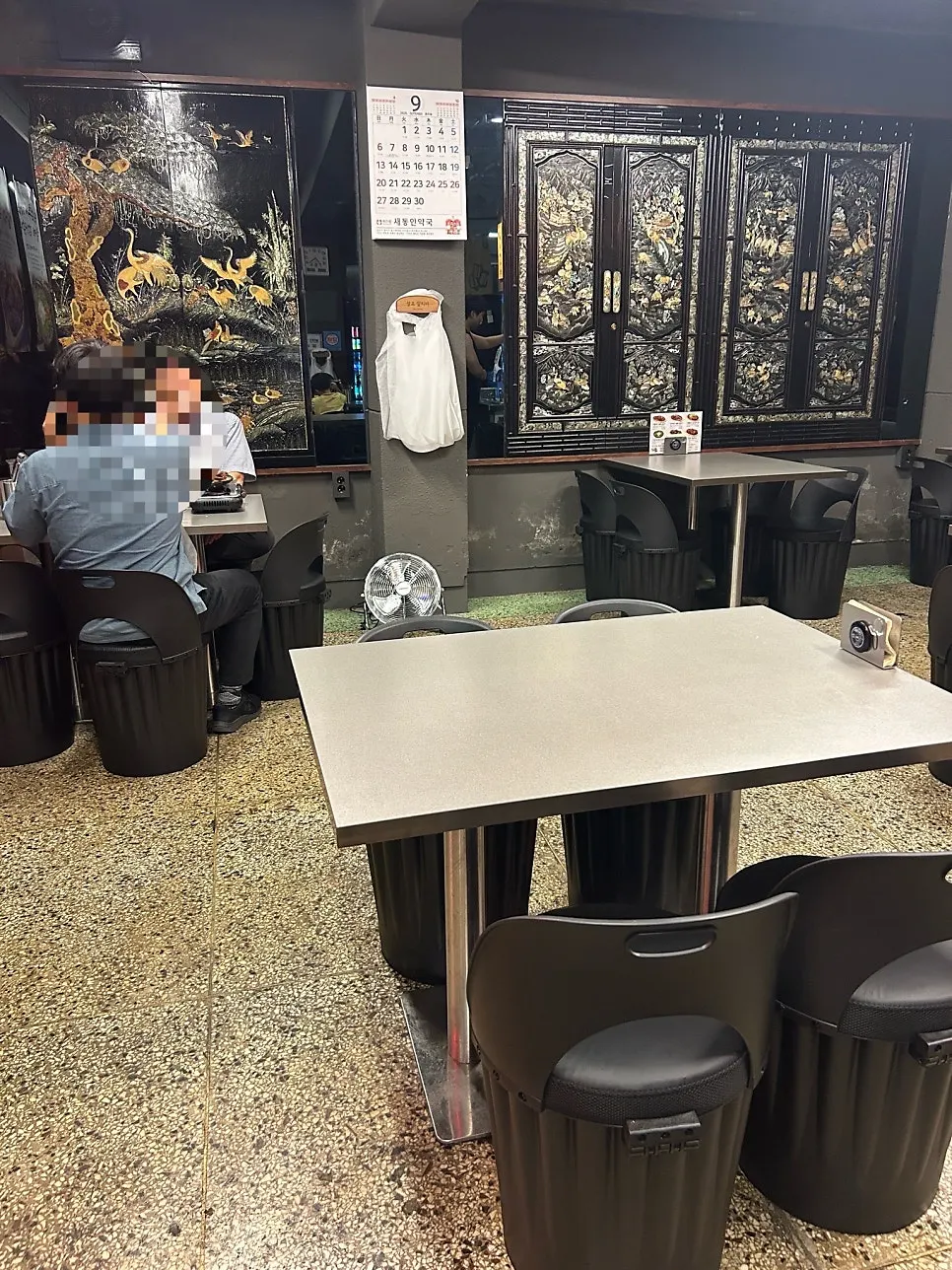Interior of Juyukjeom with cozy old-fashioned decor