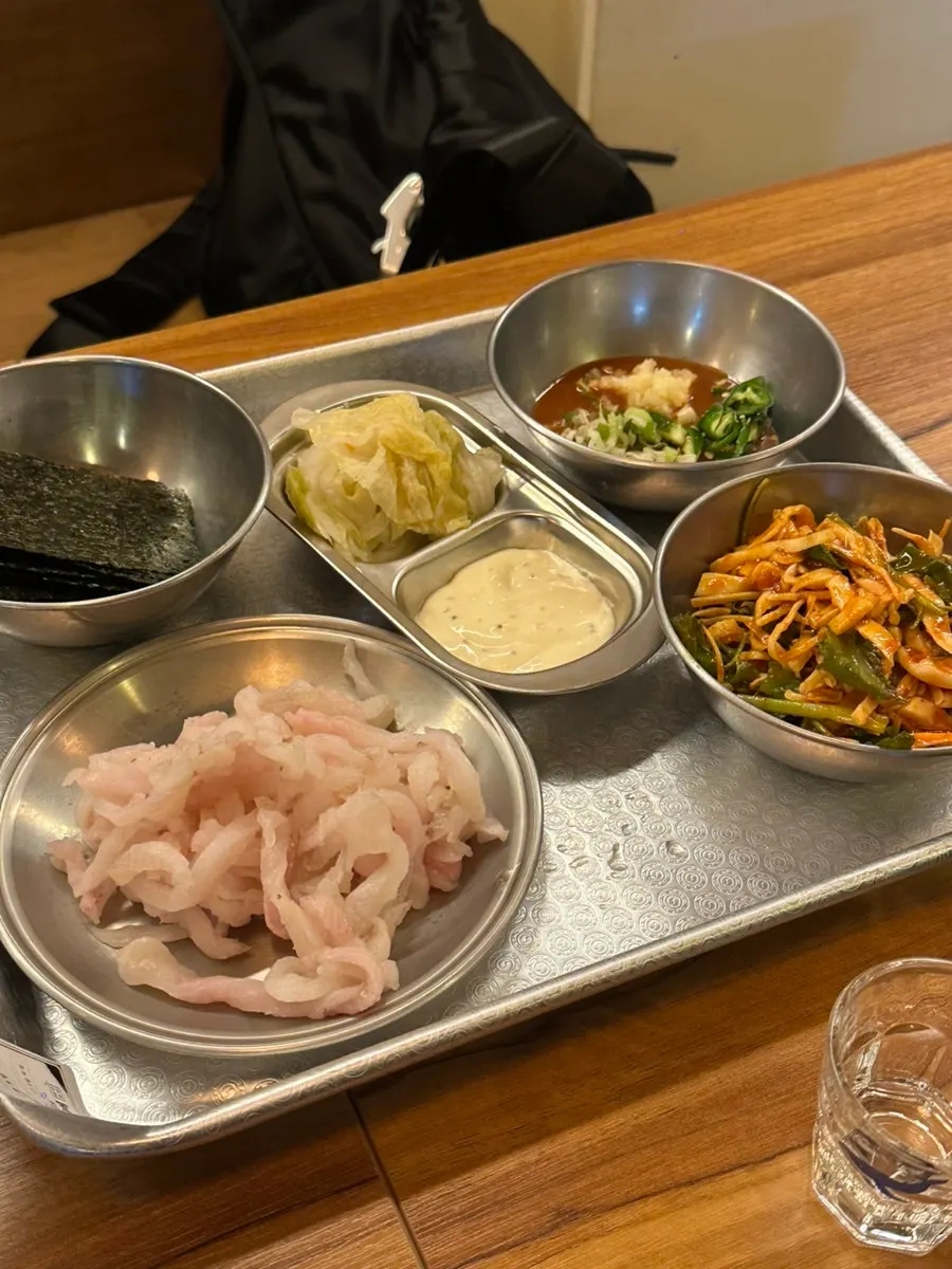 Menu board at Joseonmakhae