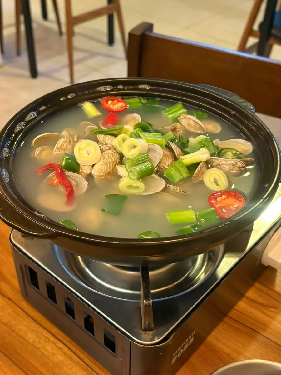 조선막해 청양 조개탕