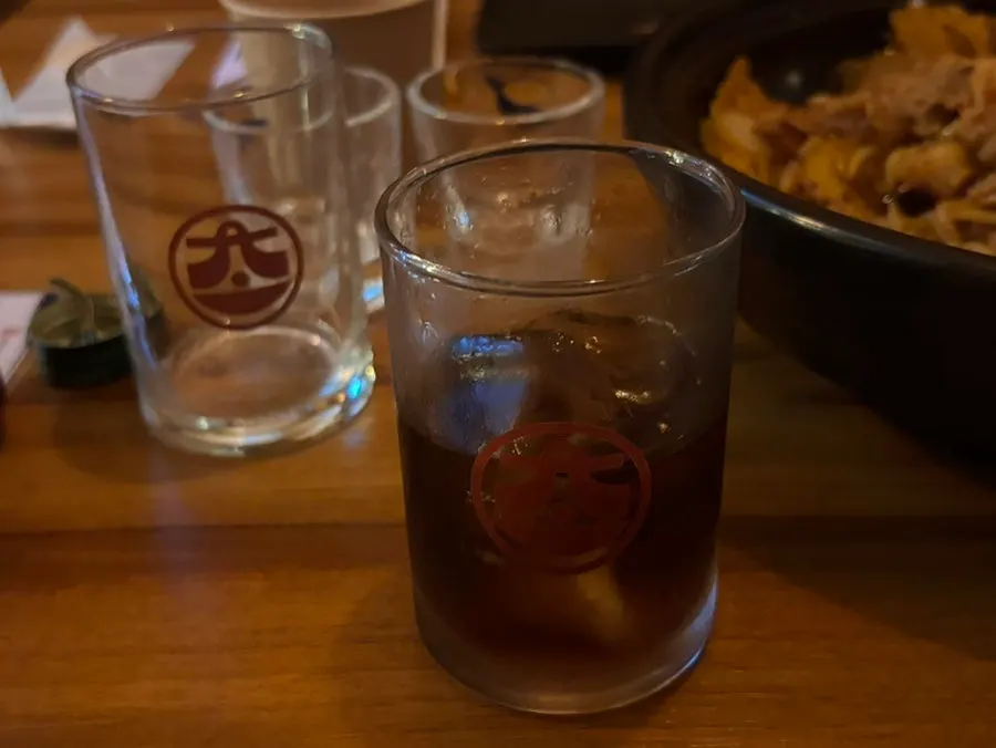 Joseonmakhae's fried snack with dipping sauce