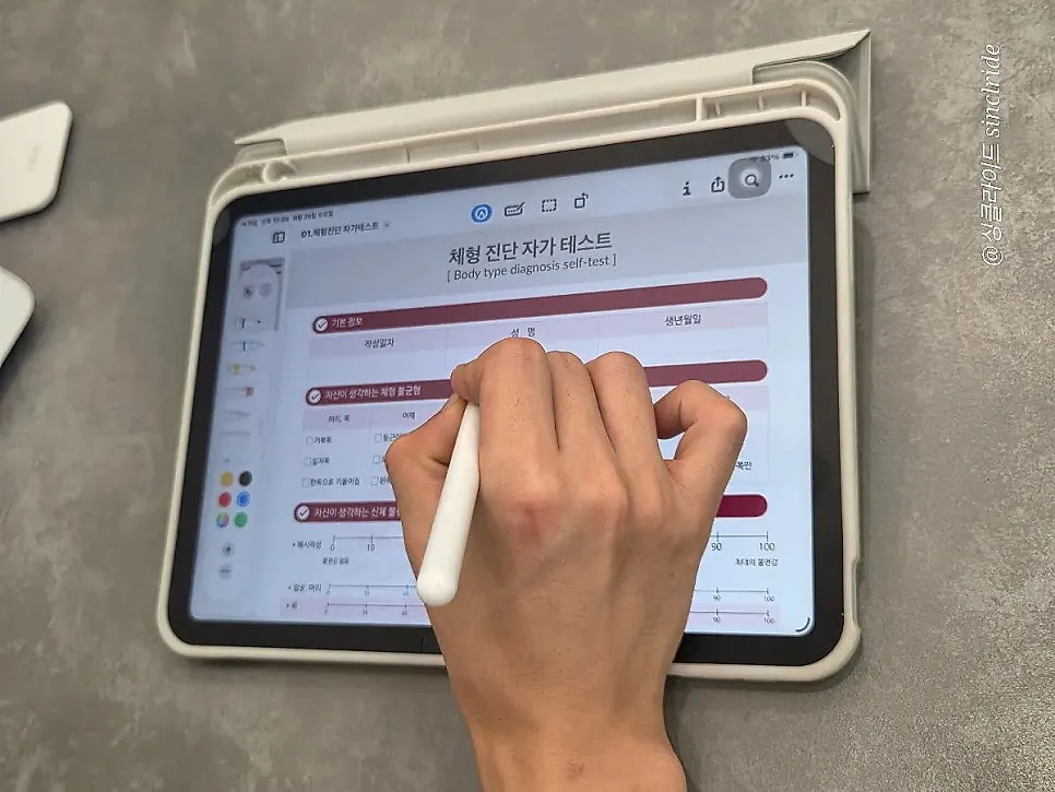 체형 진단 자가 테스트 상담 자료