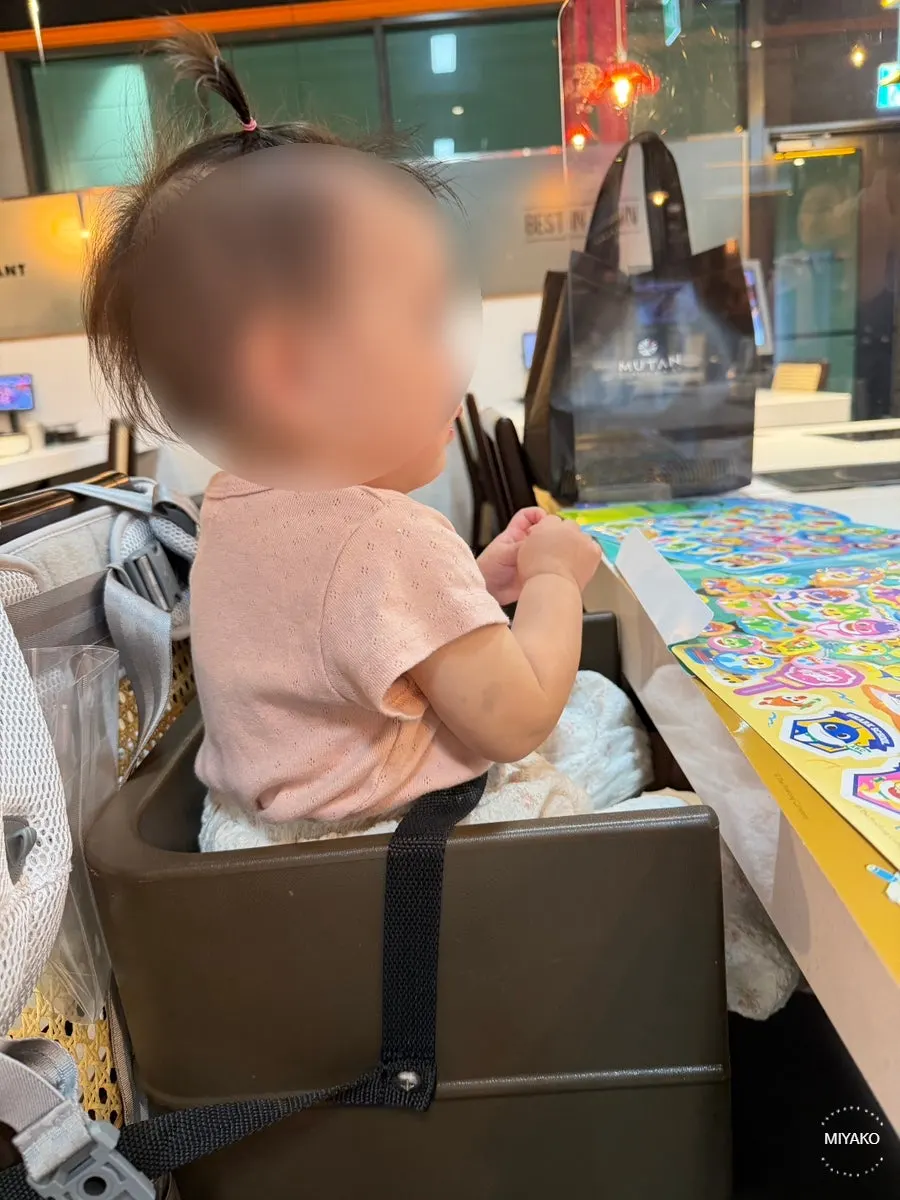 제이스팟 마곡점에 준비된 아기의자