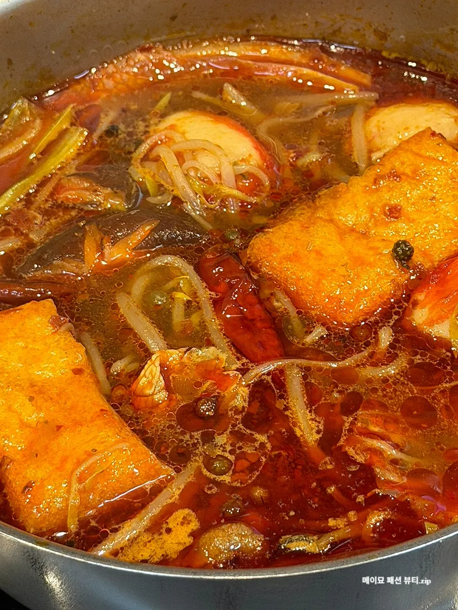 Plate of assorted vegetables and fish balls