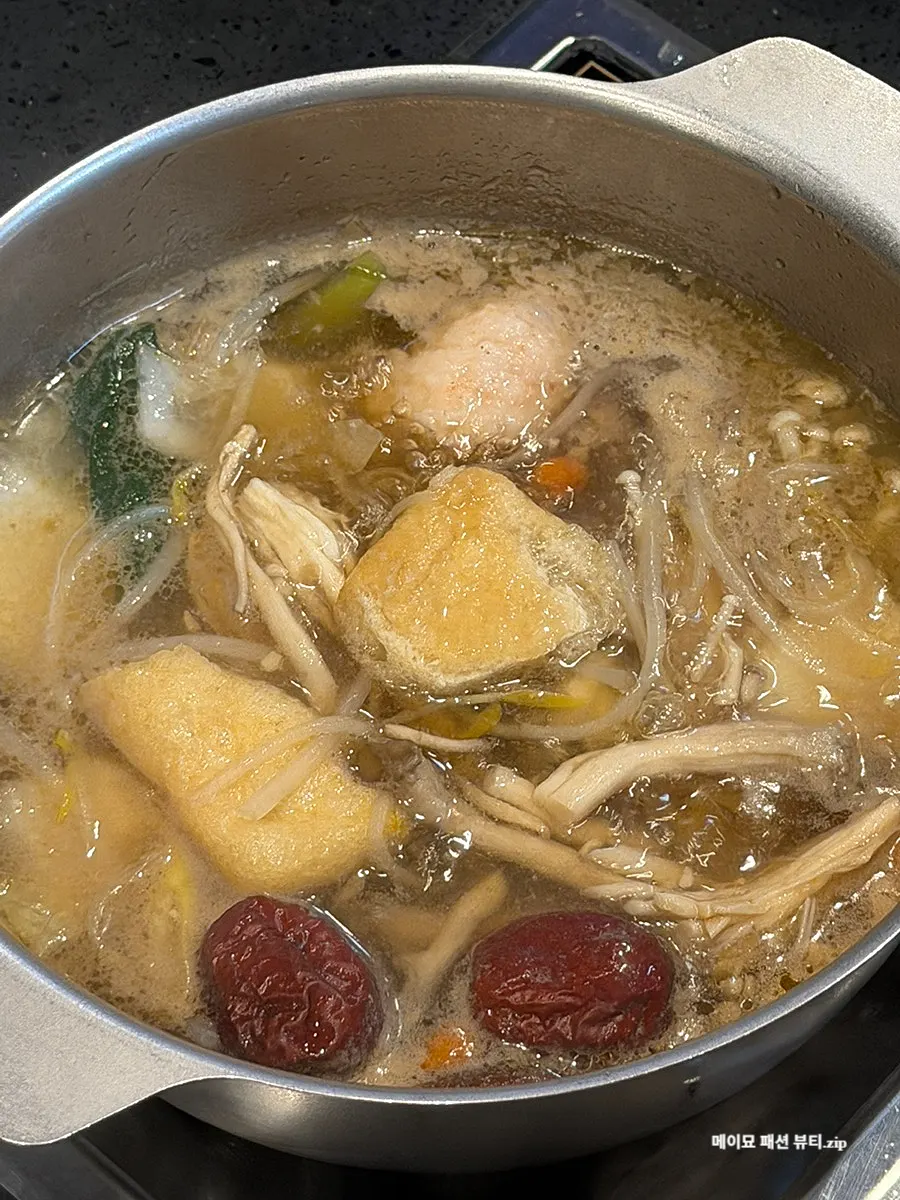 Pot of beef broth hot pot