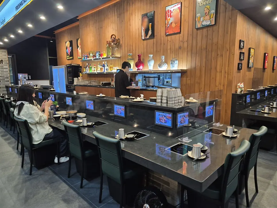 1인 개별 팟이 놓인 자리