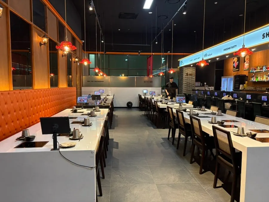 Interior of J's Pot Magok Branch with a clean, casual restaurant vibe