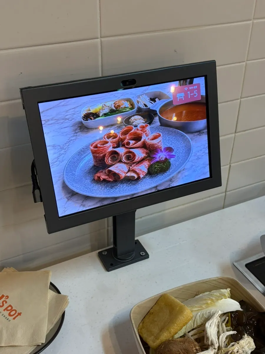 Set menu board at J's Pot Magok Branch