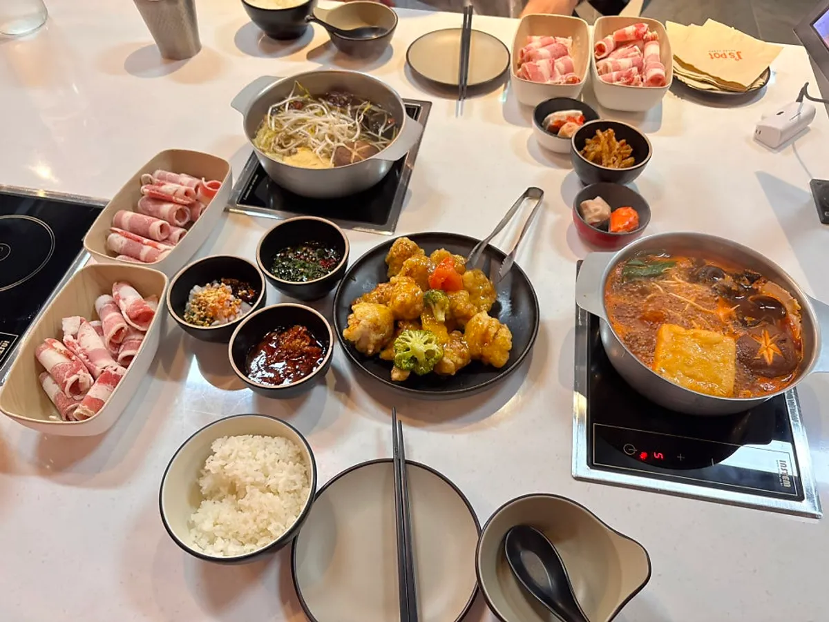 제이스팟 마곡점 1인 훠궈 상차림