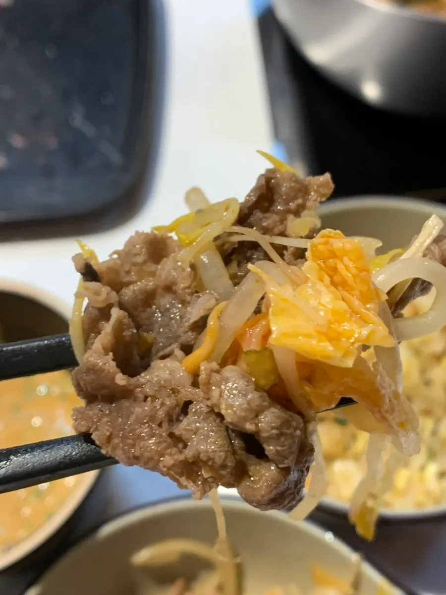Hot pot vegetables dipped in peanut sauce