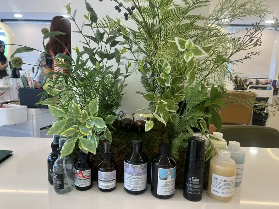 Private shampoo area with good privacy