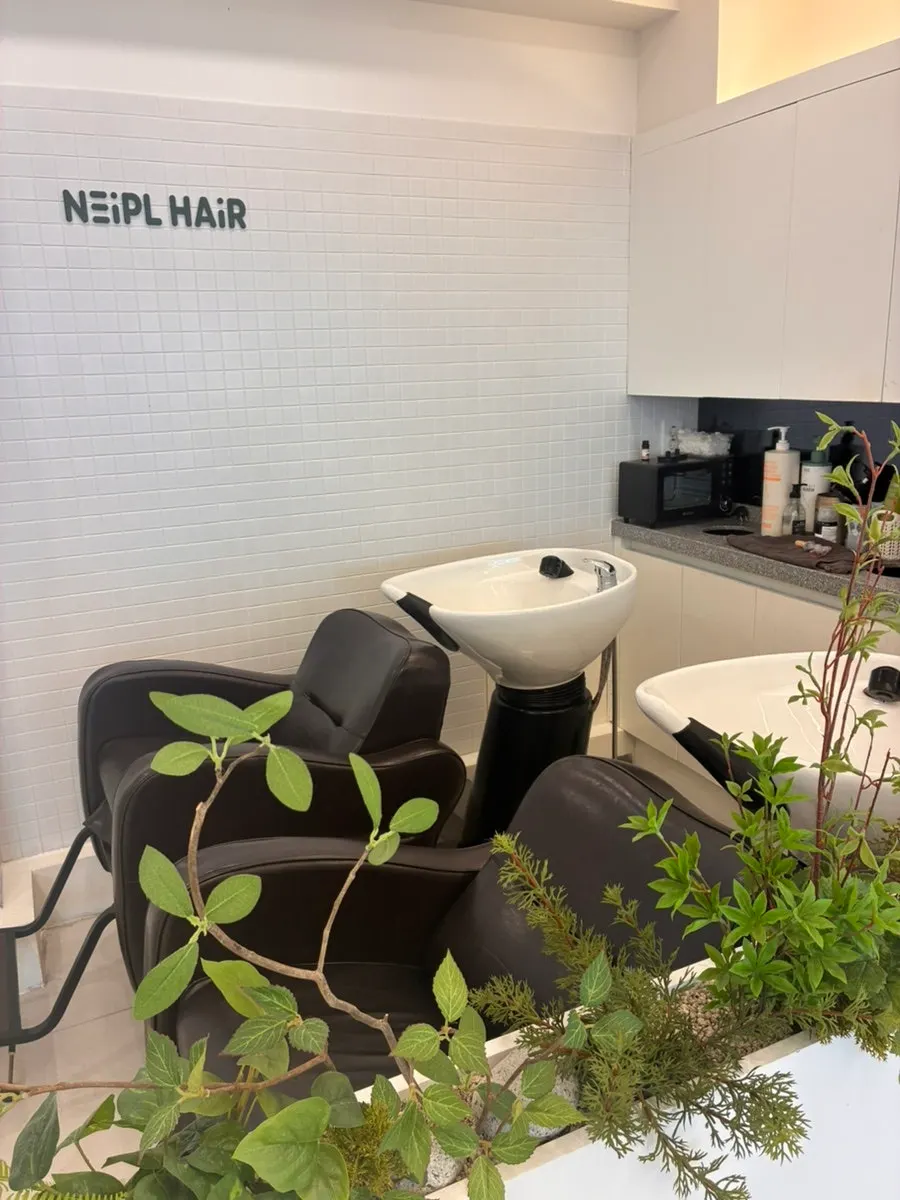 Salon treatment seat and mirror