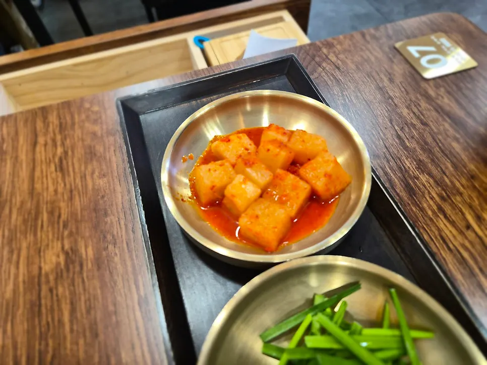 맑은 순대국 한 상차림