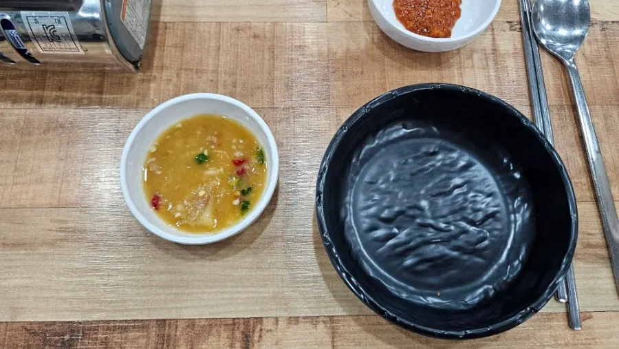 쫀득한 편육 가까이 담은 모습