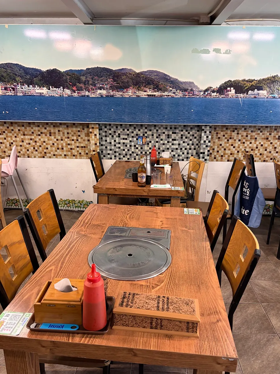 View of the dining hall interior at Jumak Haemulchon