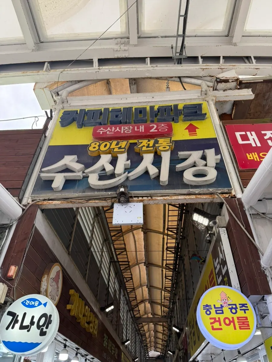 Street scene at Jumunjin Fish Market