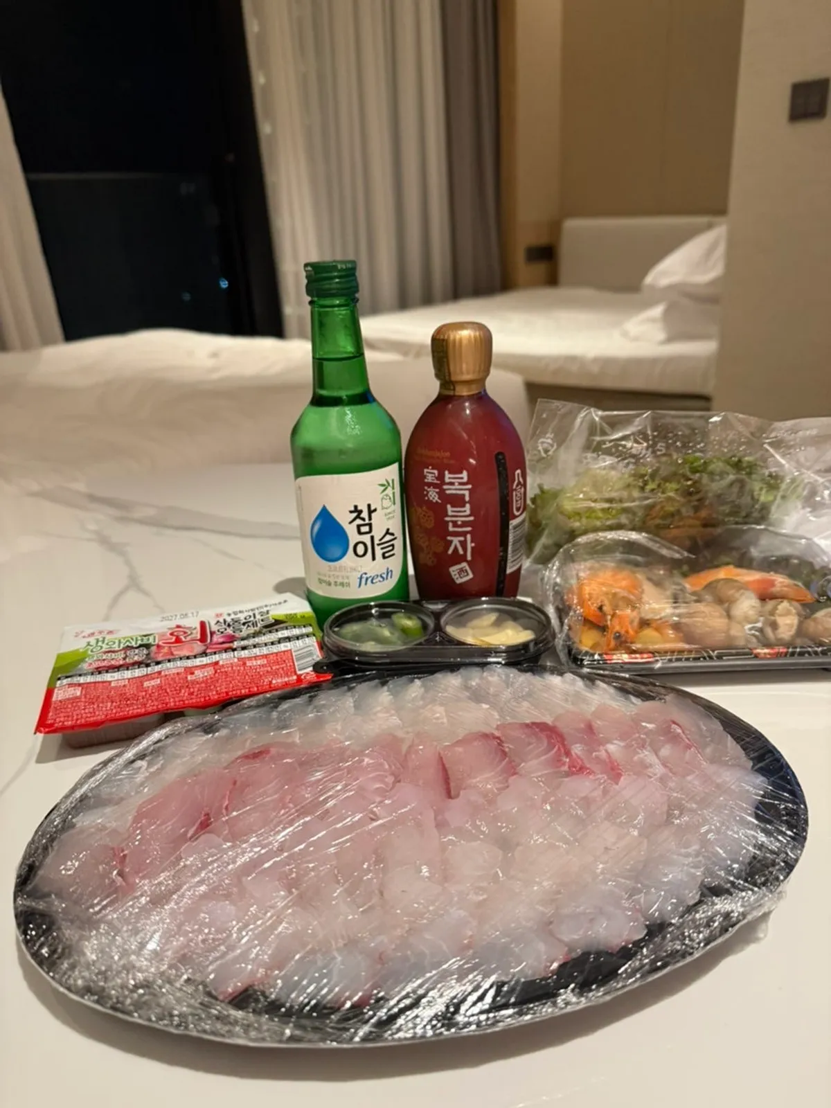 주문진 수산시장 일출횟집 외관