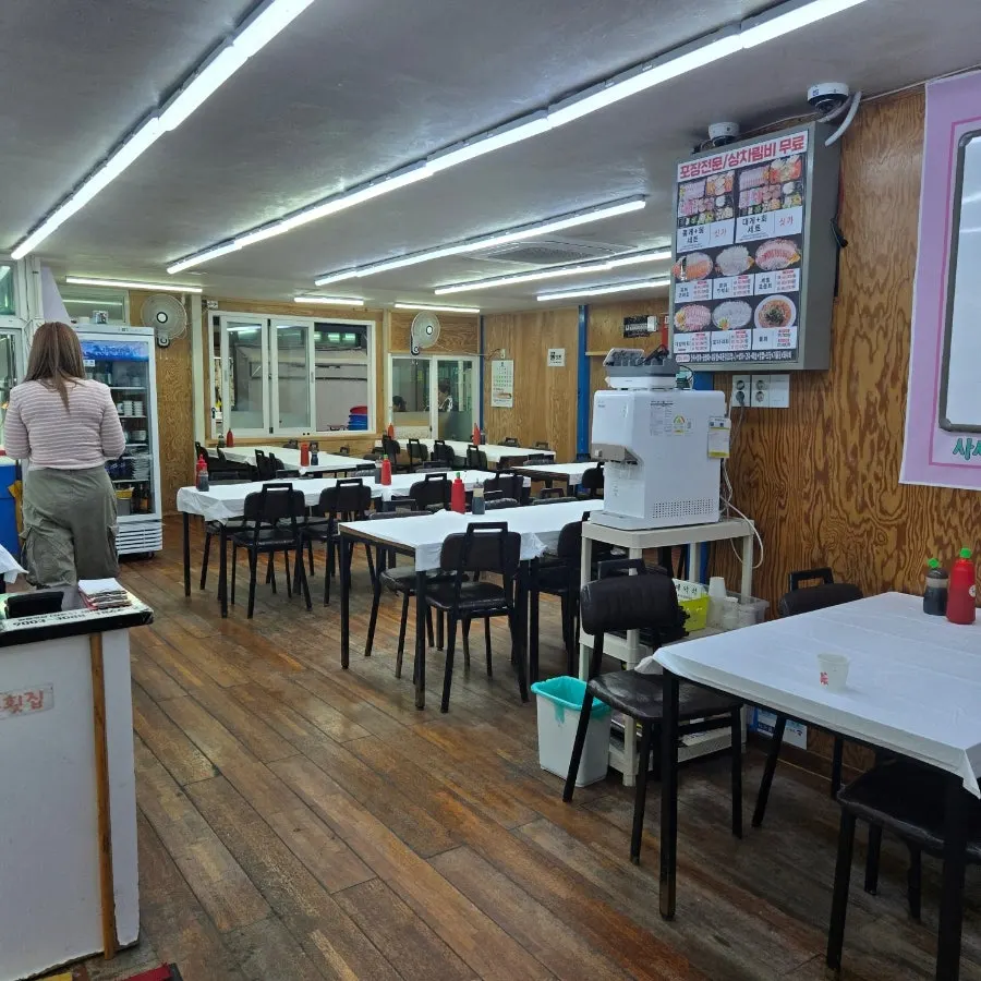 Spacious hall that seats many people