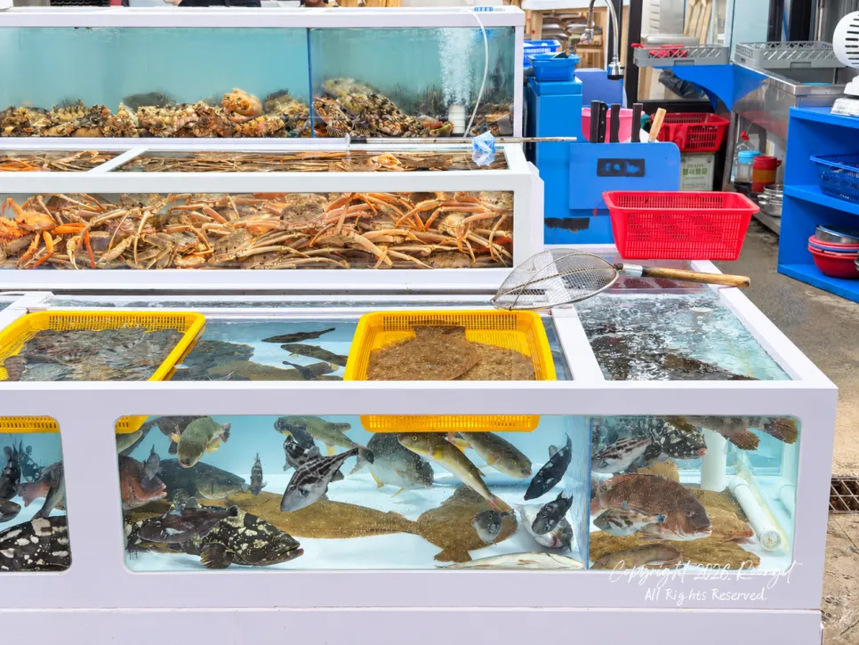 Exterior of Minja Hoetjip in Jumunjin Fish Market
