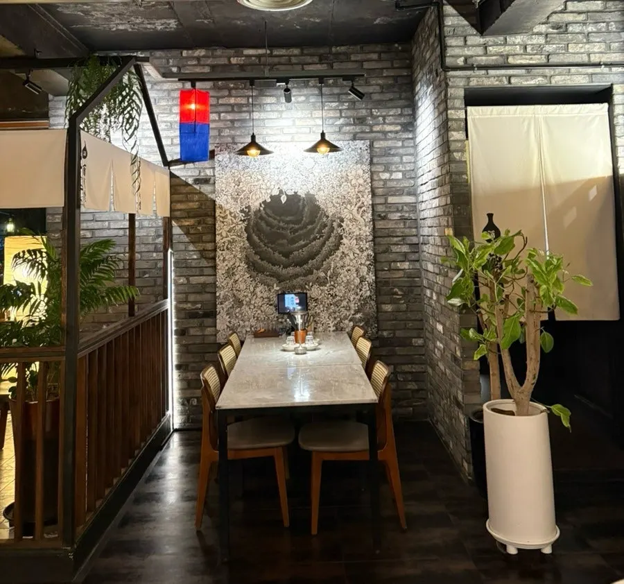주명당 메뉴 구성 안내판