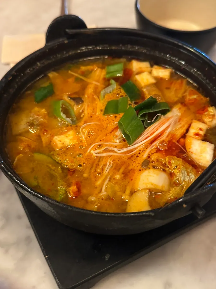 삼촌술상에 함께 나온 된장술밥