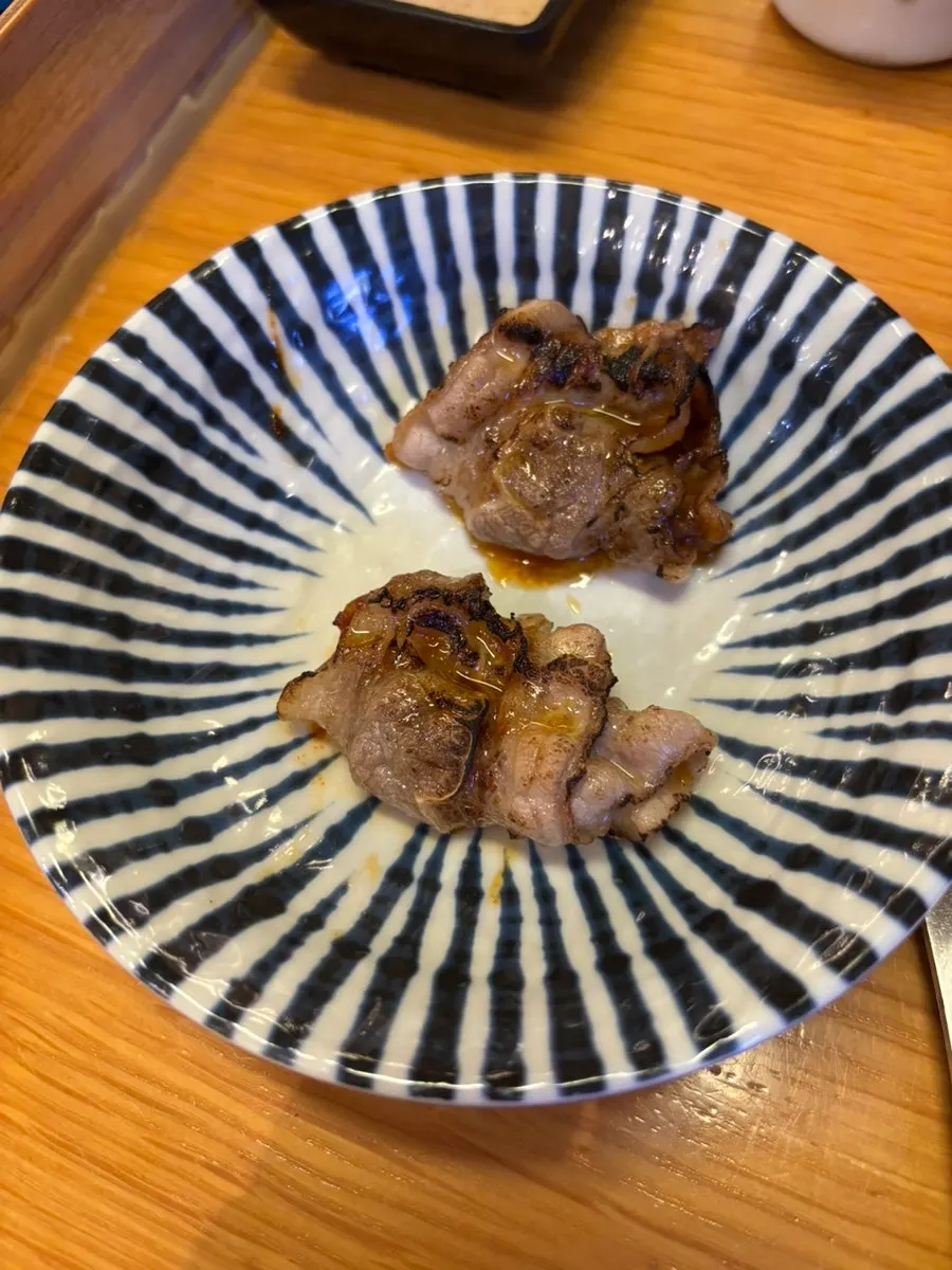 Complimentary tataki from the review event