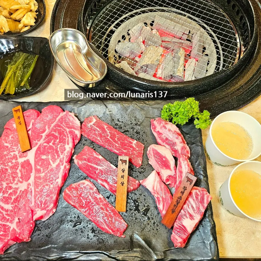 콩나물무침과 명이나물 기본 반찬