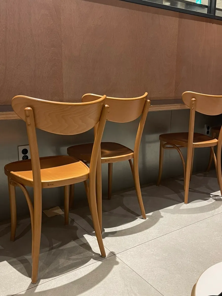 Hidden interior seating tucked behind the counter