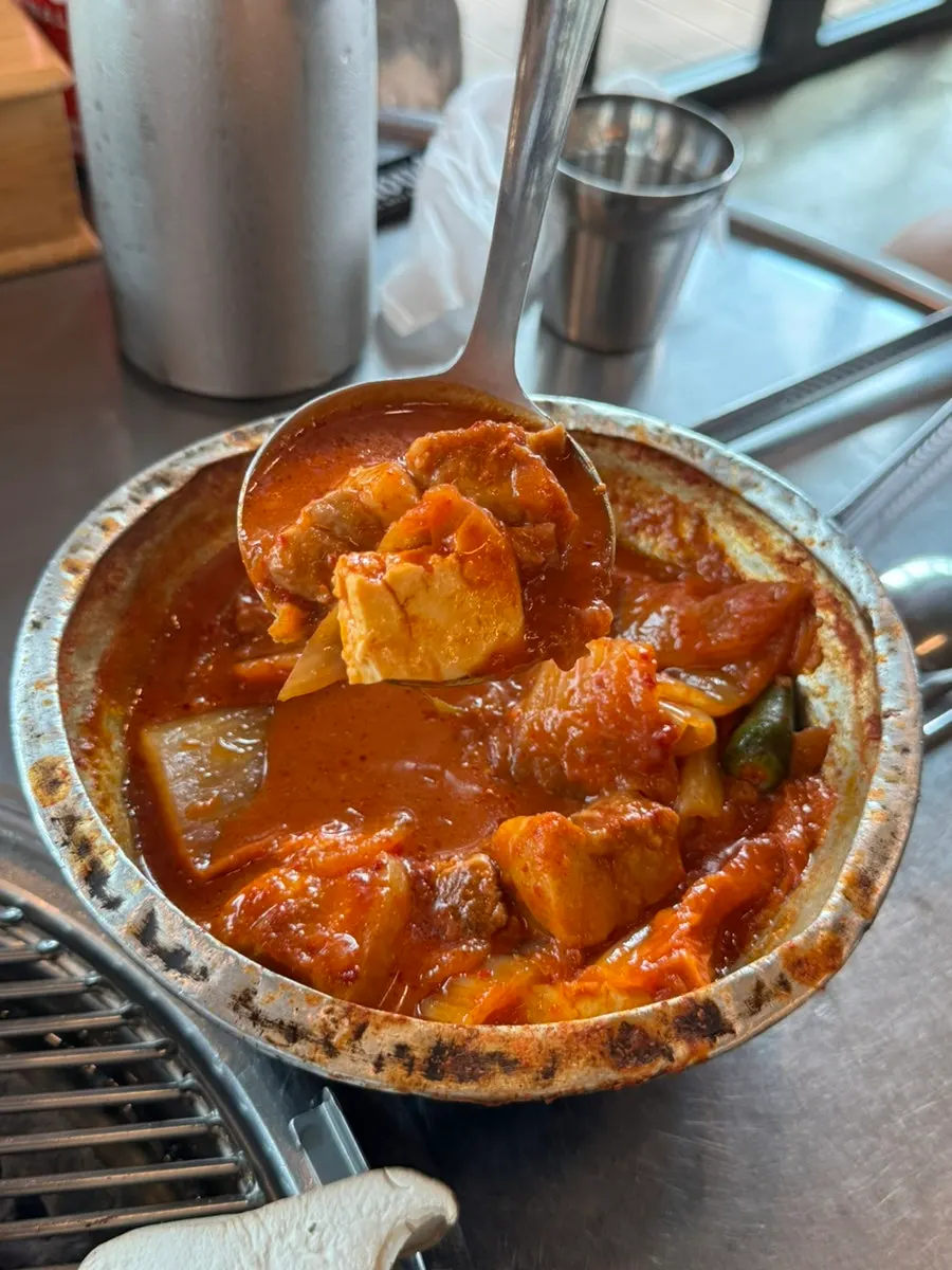 건더기 실한 김치찌개
