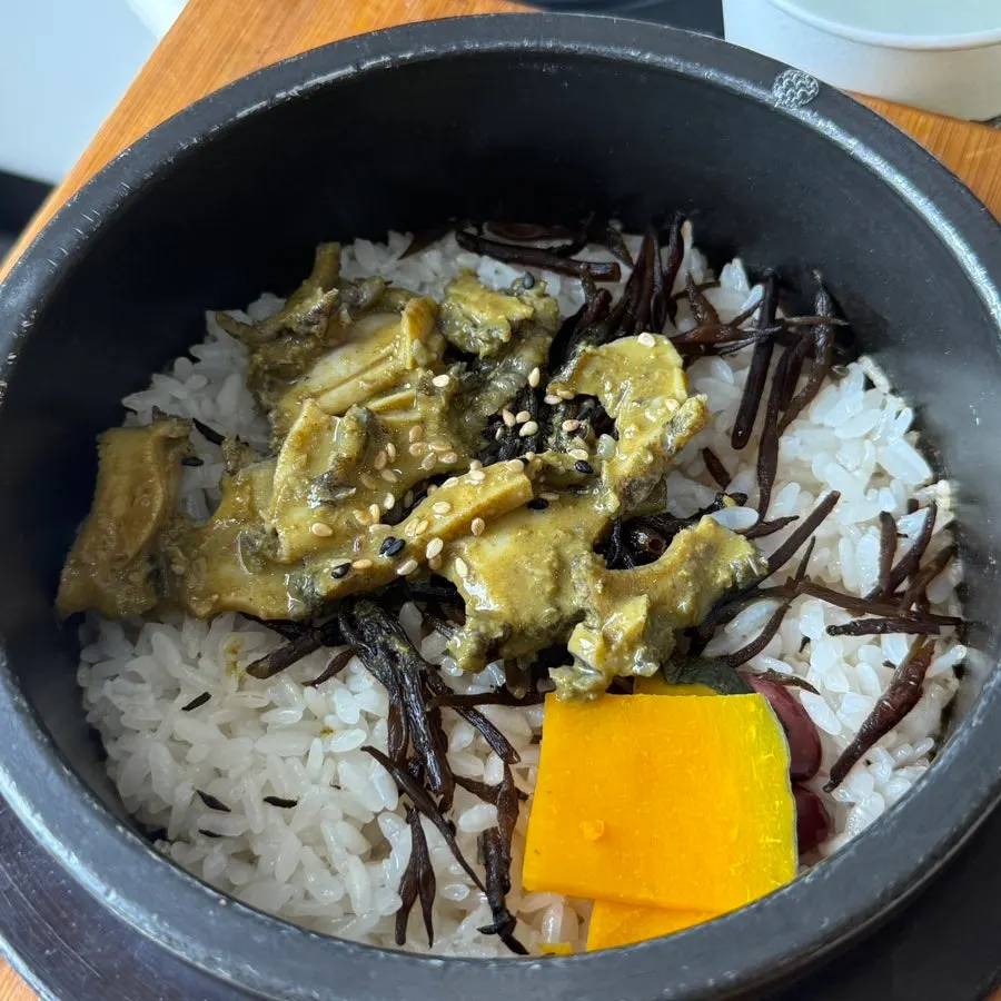 전복 돌솥밥