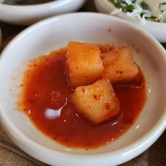 중문고등어쌈밥 기본찬 단호박
