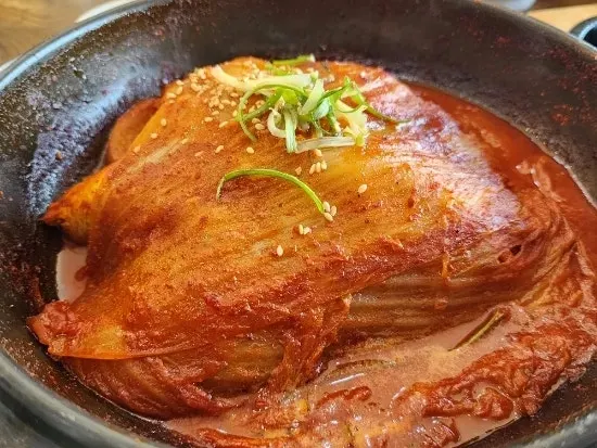 중문고등어쌈밥 묵은지고등어조림 냄비