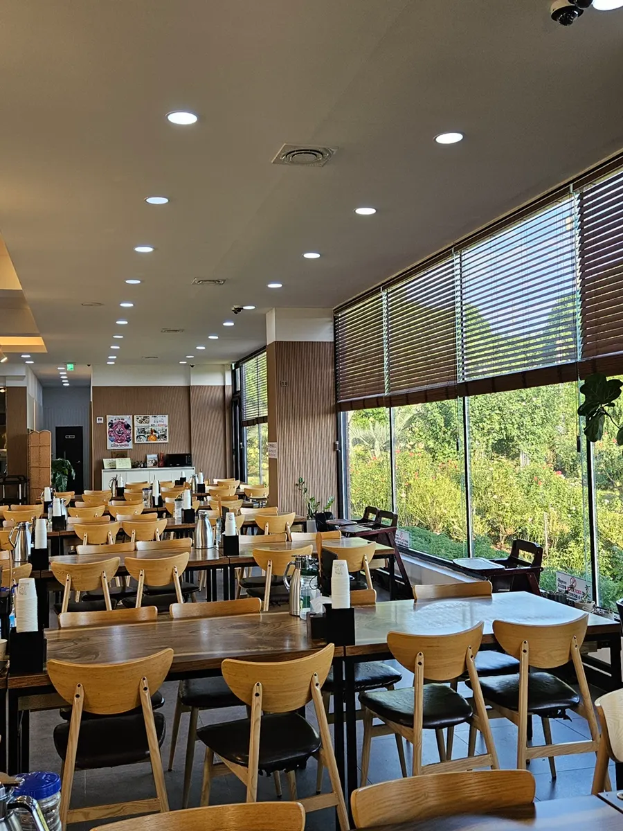 Interior with group seating