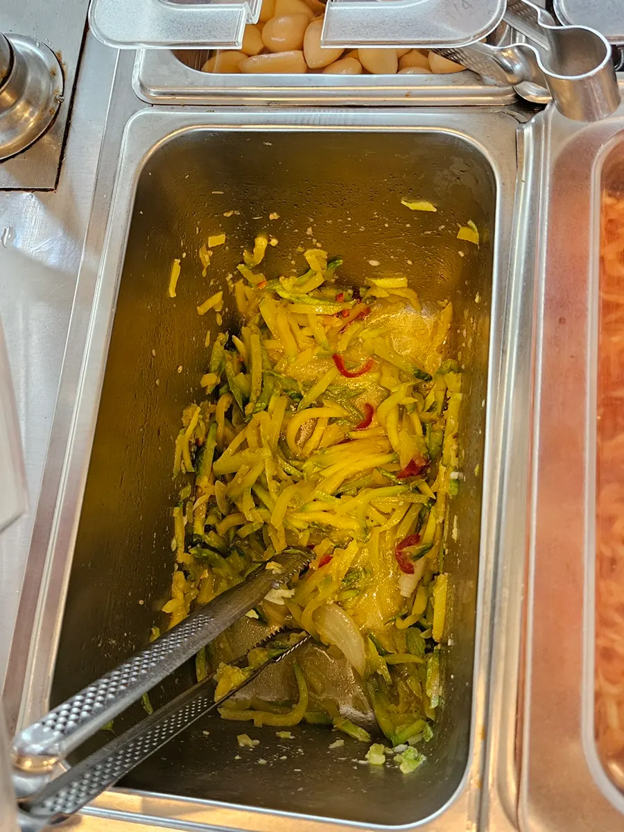 A plate of pickled vegetables and pickles