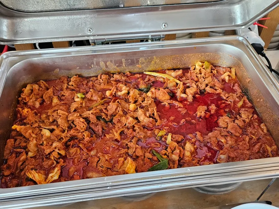 A plate of unlimited pork bulgogi