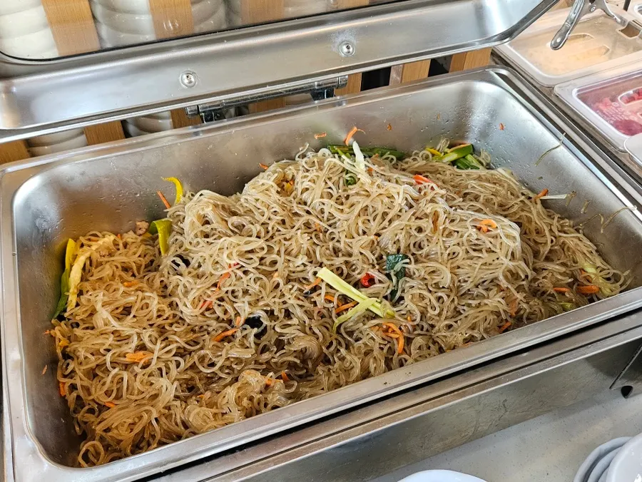 A plate of unlimited japchae