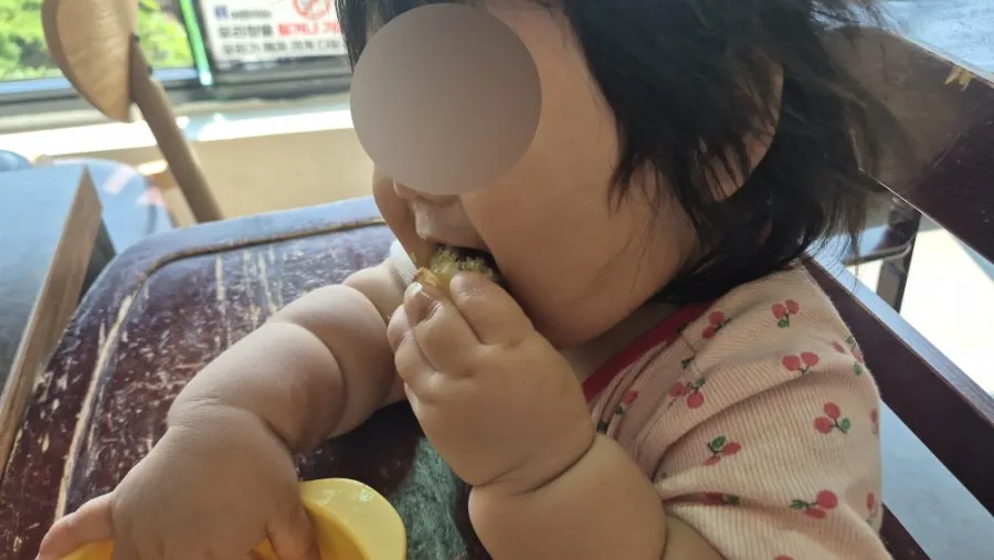 식사를 마친 중문고등어쌈밥 테이블