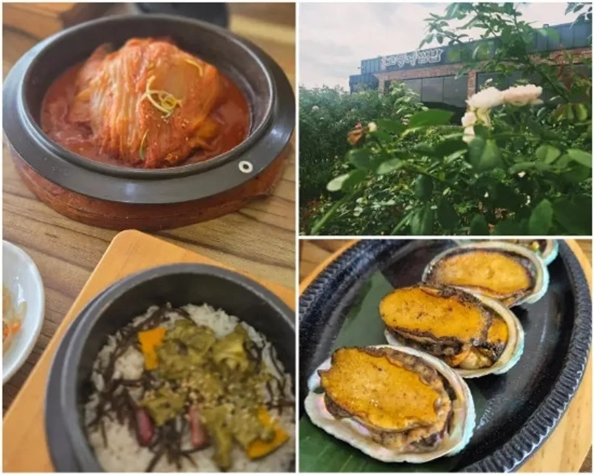 Paseo por el jardín después de comer