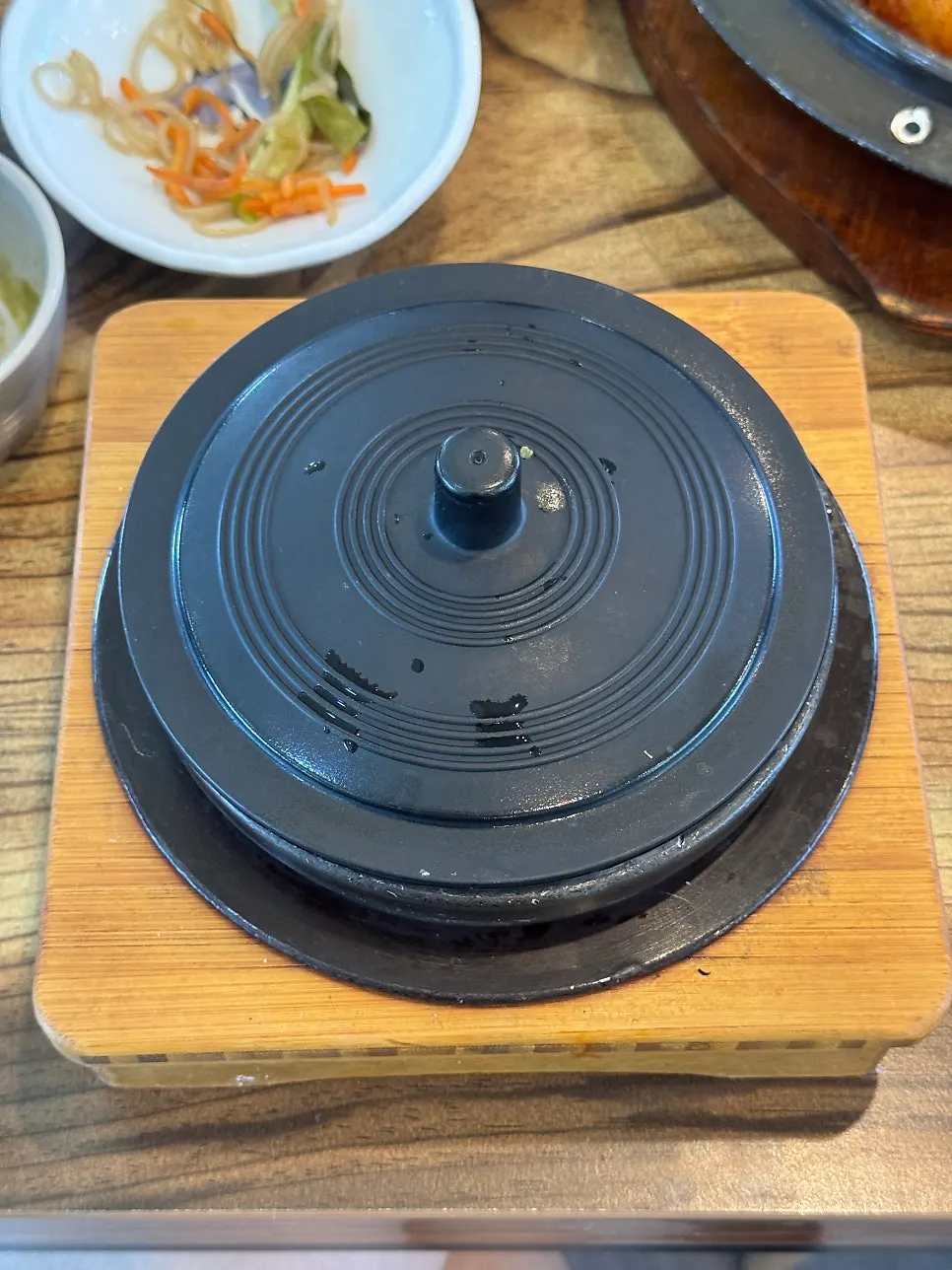 A thick piece of boneless braised mackerel