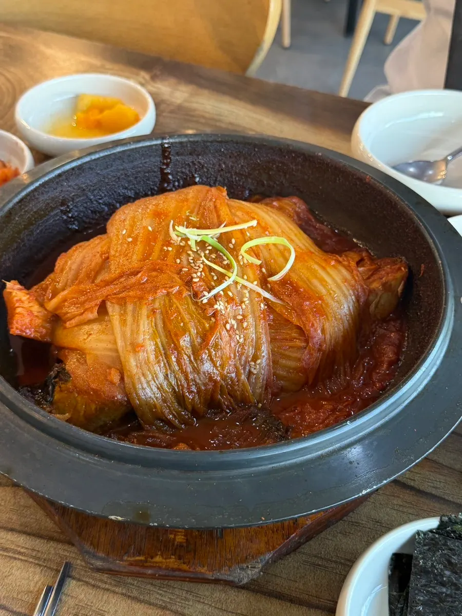 주문한 세트메뉴 한상차림